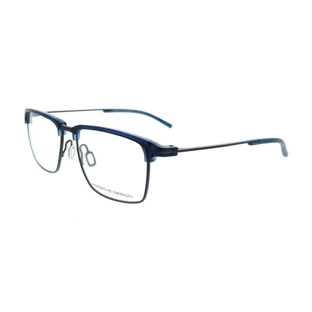 Porsche Design P8380 55D Gunmetal Blue Square Mens Sunglasses